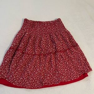 Hollister Floral Skirt Size XS